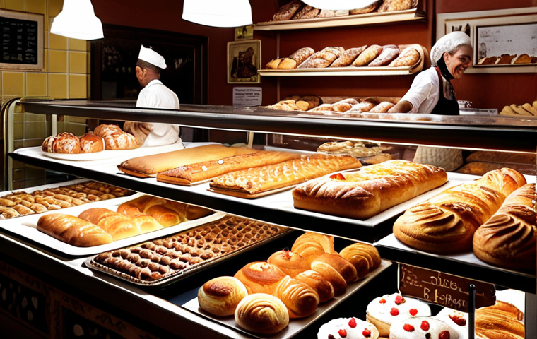 **A cozy Portuguese bakery, filled with the aroma of fresh pastries, families sharing moments of joy and celebration.** (This captures the "confeitaria local" essence.)